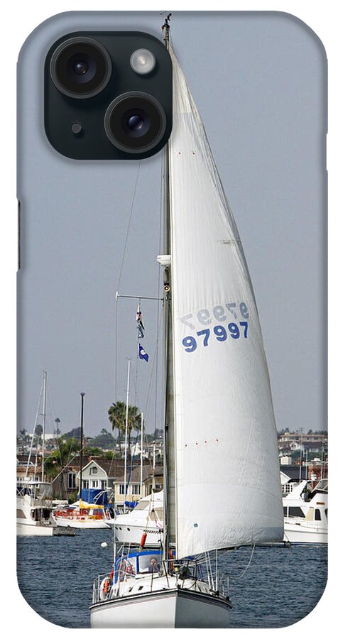Sail Boat iPhone Case featuring the photograph On Their Way by Shoal Hollingsworth