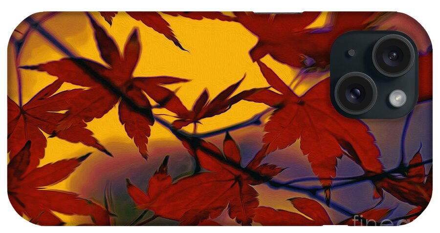 Photography iPhone Case featuring the photograph One Autumn Evening by Kaye Menner by Kaye Menner