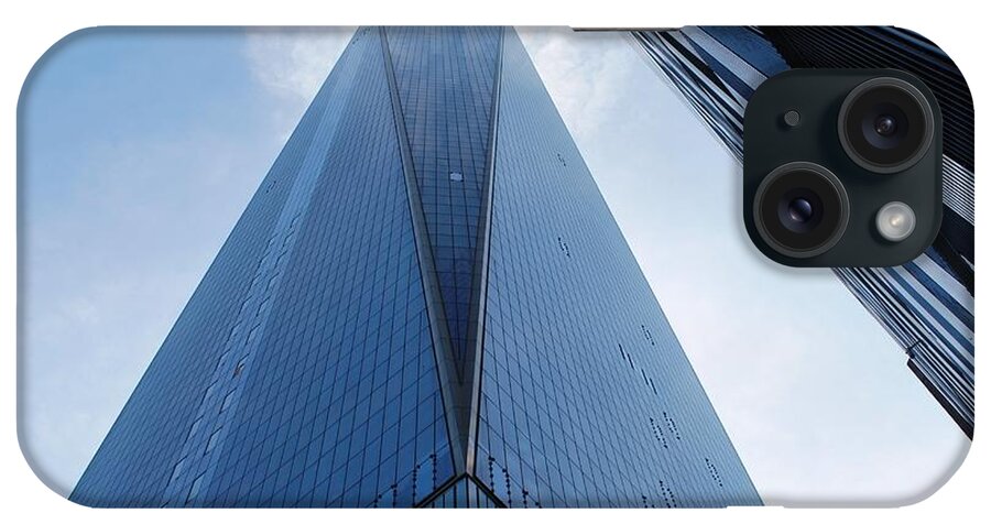 City iPhone Case featuring the photograph One World Trade Center - Front View by Matt Quest