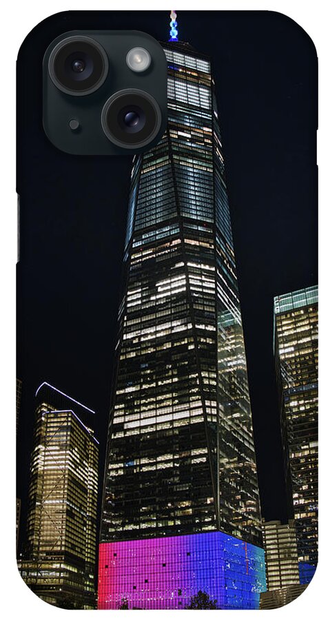 Architecture iPhone Case featuring the photograph One World Trade Center by Mark Dodd