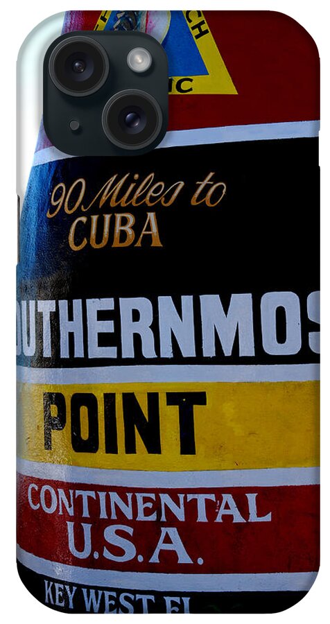 Photography iPhone Case featuring the photograph Only 90 Miles to Cuba by Susanne Van Hulst