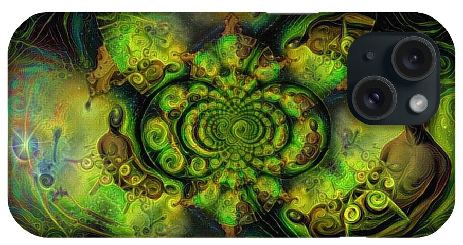 Oil iPhone Case featuring the digital art Open Mind by Bruce Rolff