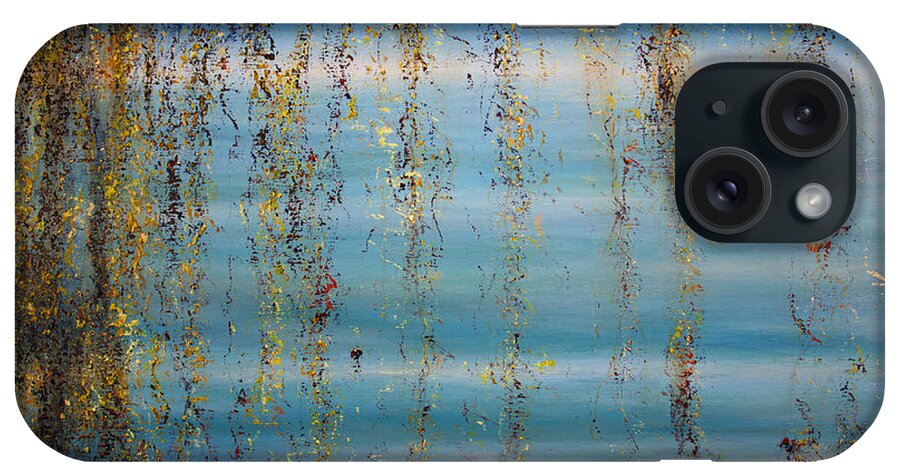 Derek Kaplan Art iPhone Case featuring the painting Opt.64.15 Got My Own Sunshine by Derek Kaplan