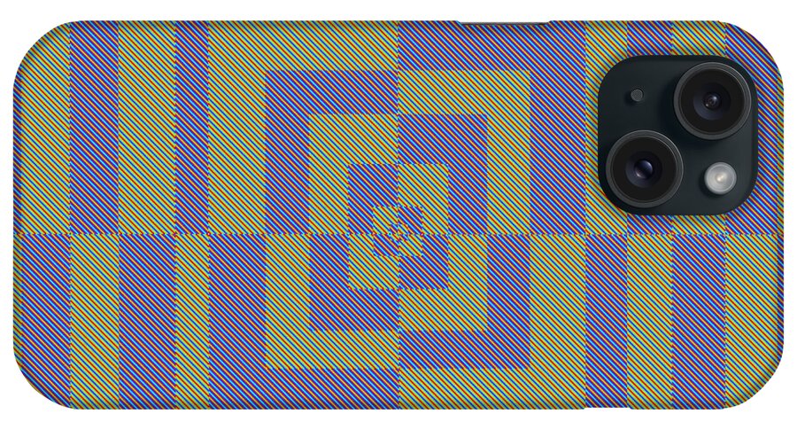 Digital iPhone Case featuring the digital art Optical Illusion Number Two by George Pedro