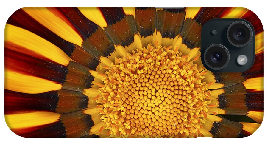 Orange iPhone Case featuring the digital art Orange and Yellow Over and Over by Dick Pratt