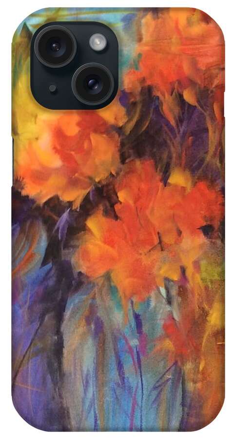 Floral iPhone Case featuring the painting Orange Bouquet by Karen Ann Patton