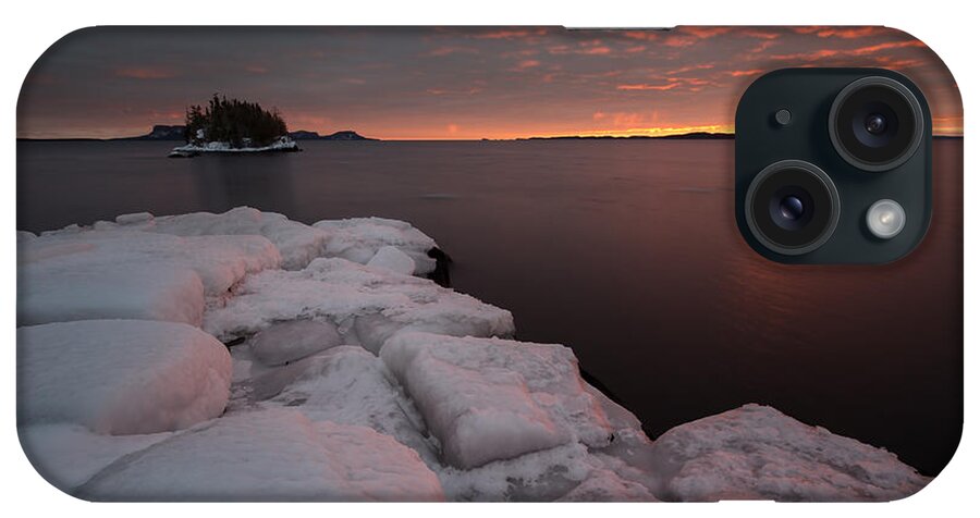 Awakening iPhone Case featuring the photograph Orange February Sunrise by Jakub Sisak