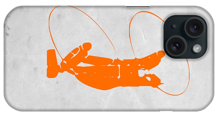 Plane iPhone Case featuring the photograph Orange Plane by Naxart Studio