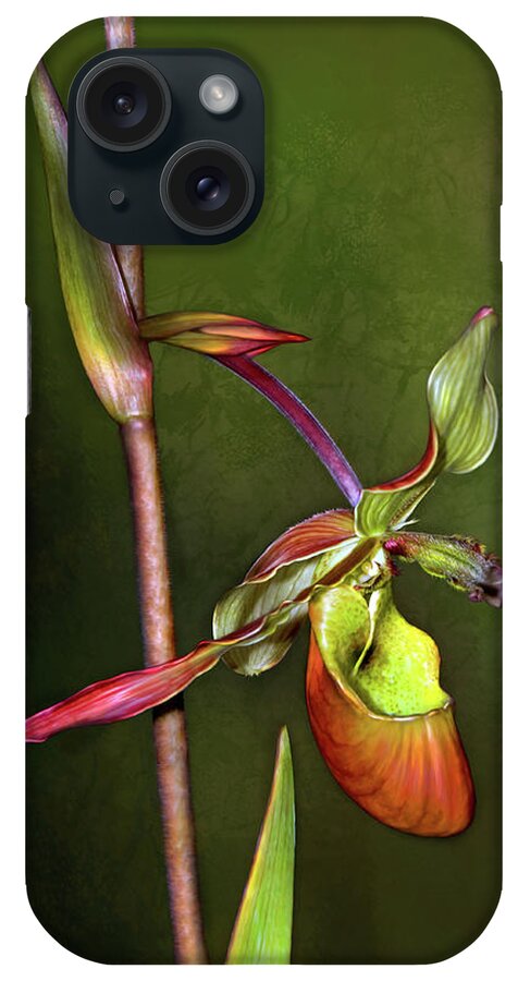 Orchid iPhone Case featuring the digital art Orchid by Thanh Thuy Nguyen