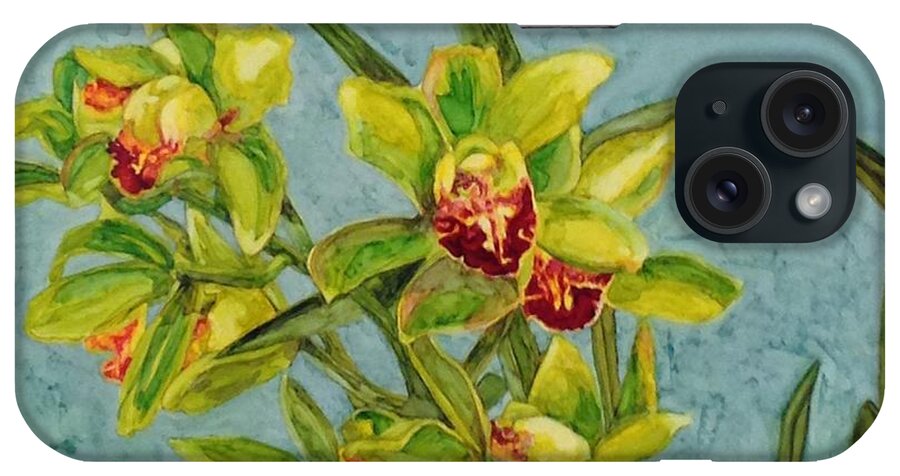 Orchids iPhone Case featuring the painting Orchids I by Vicki Baun Barry