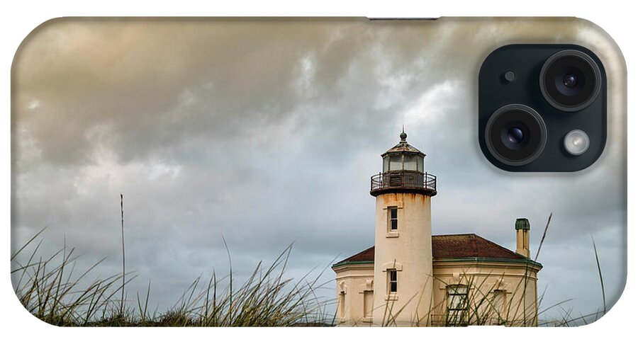 Bandon iPhone Case featuring the photograph Oregon Lighthouse at Coquille River by Scott Slone