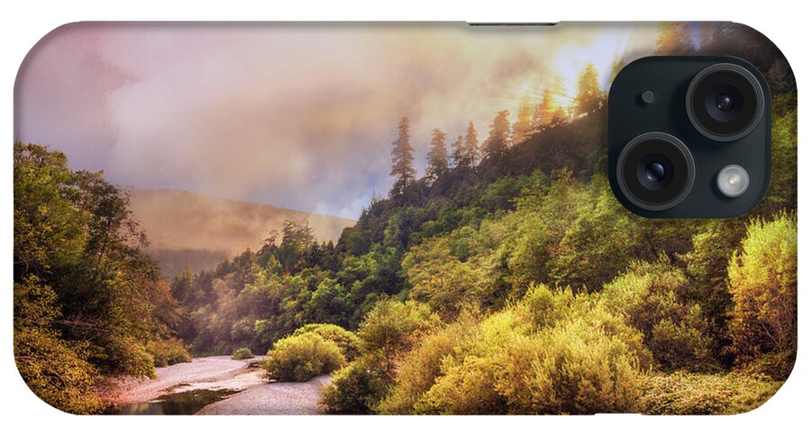 Boats iPhone Case featuring the photograph Oregon Mountain River by Debra and Dave Vanderlaan