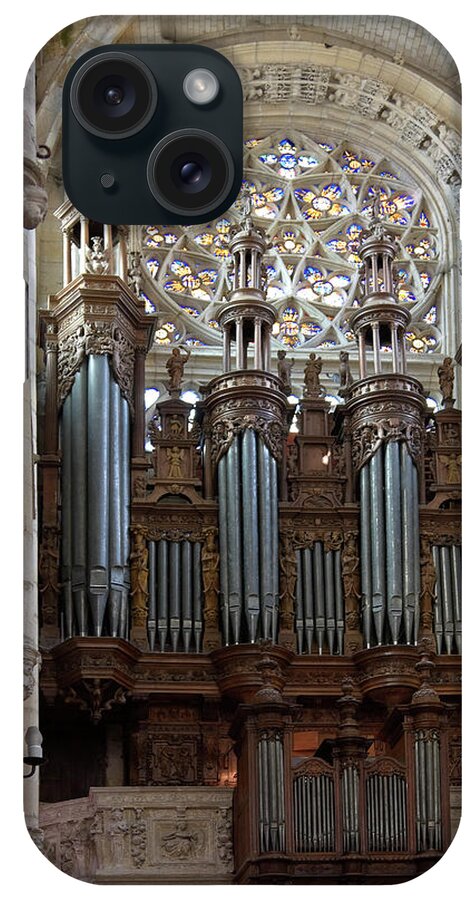 Ornate Organ iPhone Case featuring the photograph Ornate 15th Century Organ by Sally Weigand