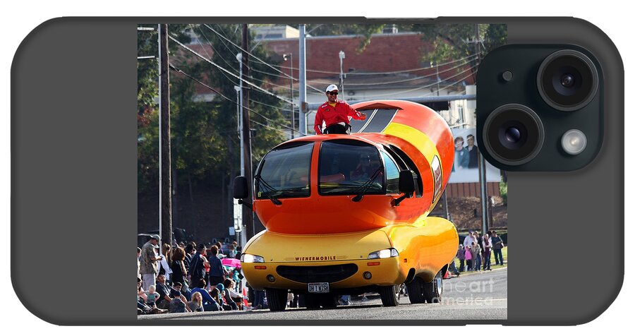 Wienermobile iPhone Case featuring the photograph Oscar Mayer Wienermobile by Catherine Sherman