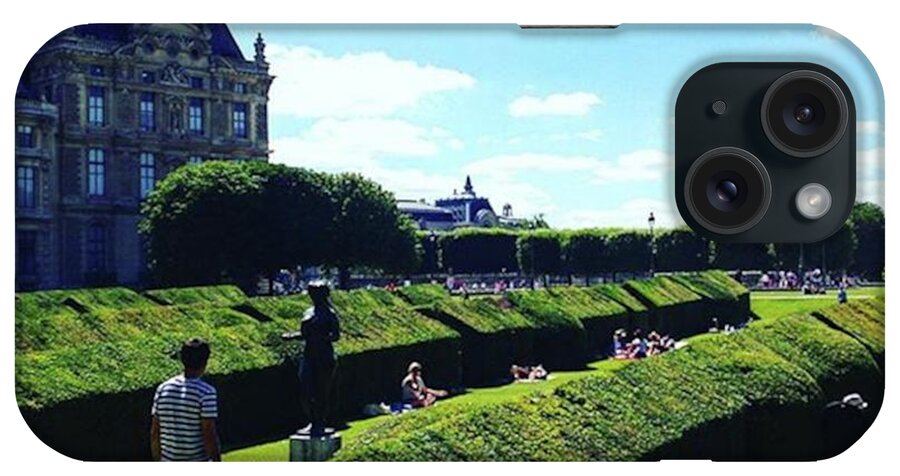  iPhone Case featuring the photograph Out And About At Musée Du Louvre by Saul Seavers