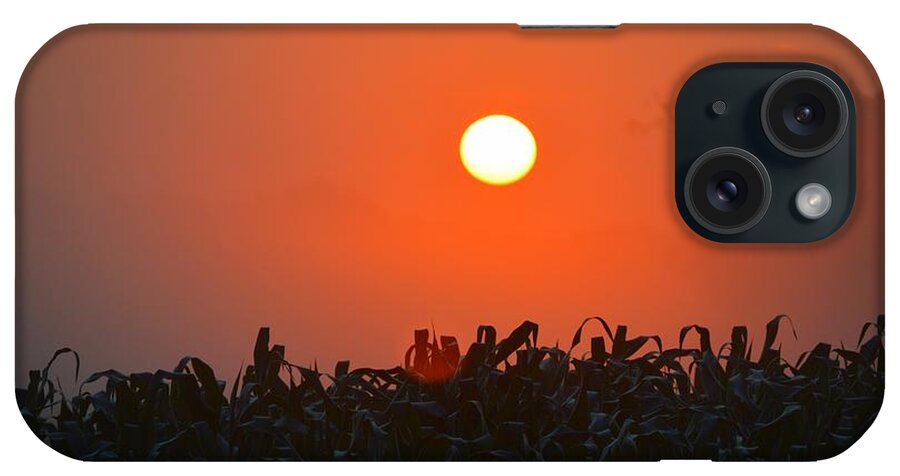 Summer iPhone Case featuring the photograph Over Fields of Corn by Bonfire Photography