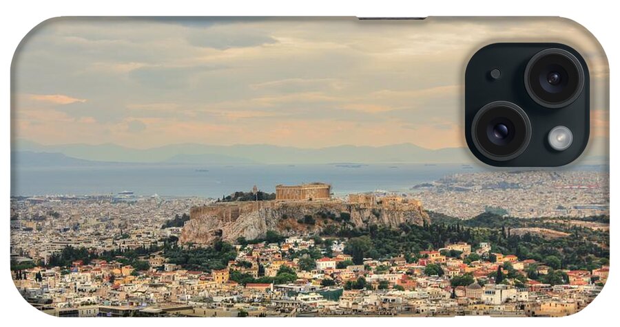 Athens iPhone Case featuring the photograph Overlooking Athens by Vicki Spindler