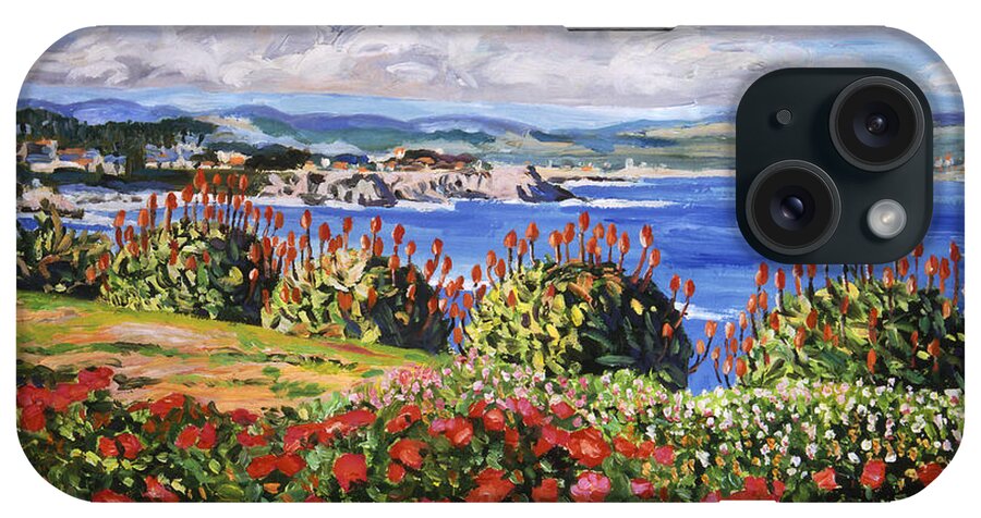 Seascape iPhone Case featuring the painting Pacific Grove by David Lloyd Glover