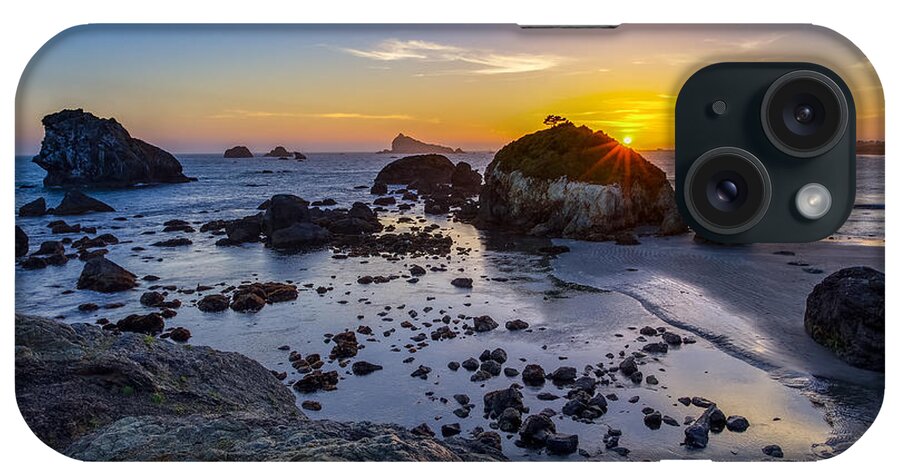 California iPhone Case featuring the photograph Pacific Ocean Northern California Sunset by Scott McGuire