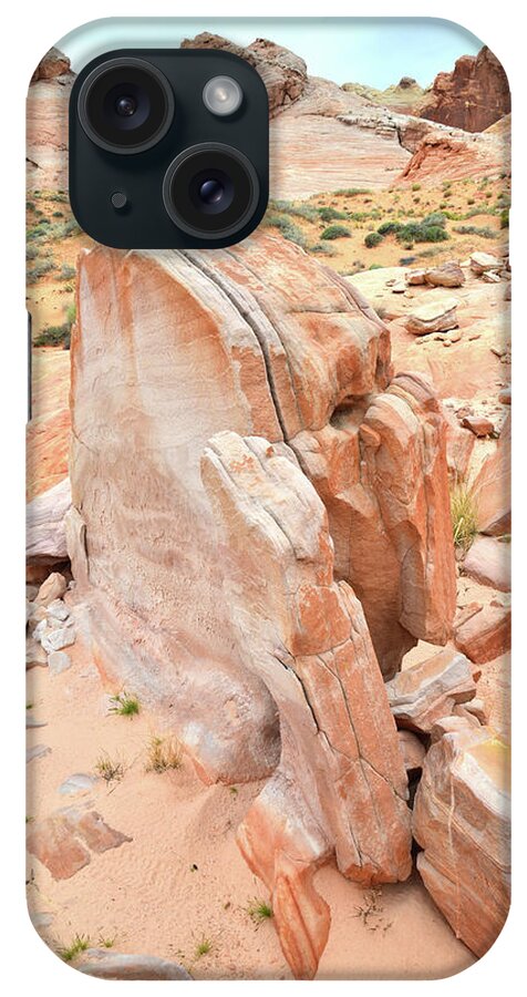 Valley Of Fire State Park iPhone Case featuring the photograph Pages of Stone in Valley of Fire by Ray Mathis