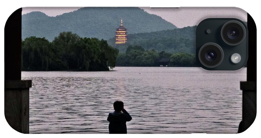 Pagoda iPhone Case featuring the photograph Pagoda at Dusk by George Taylor