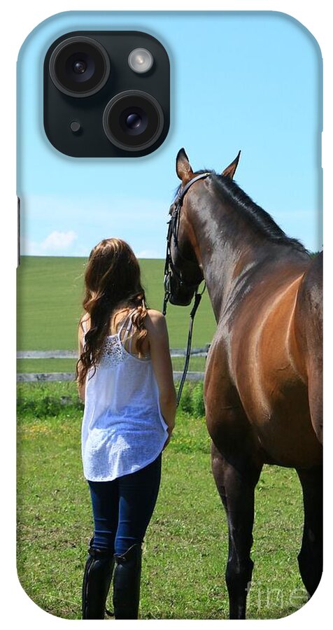  iPhone Case featuring the photograph Paige-Lacey22 by Life With Horses