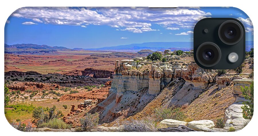 Utah iPhone Case featuring the photograph Painted Desert of Utah by Peter Kennett