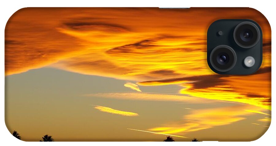  Arizona Sunset iPhone Case featuring the photograph Painted Sky by Adrienne Wilson