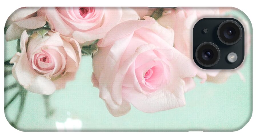 Pink iPhone Case featuring the photograph Pale Pink Roses by Lyn Randle