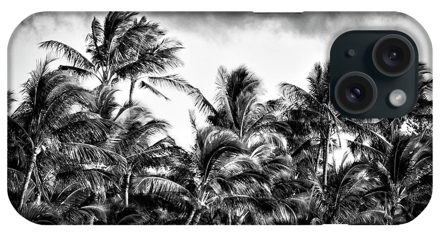 Wind iPhone Case featuring the photograph Palms in the Hawaiian Trade Winds by Lawrence Knutsson