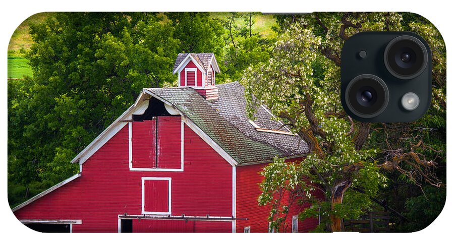 America iPhone Case featuring the photograph Palouse Barn Number 9 by Inge Johnsson