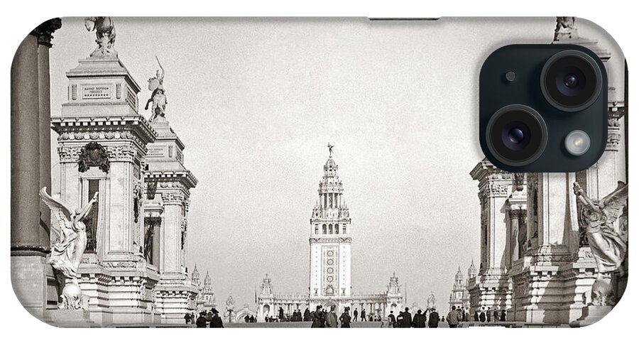 Pan American iPhone Case featuring the photograph Pan Am Tower Approach 1901 by Martin Konopacki Restoration