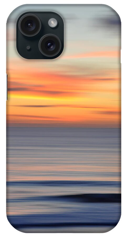 Panning Swamis Beach Encinitas San Diego California Sunset Ocean Clouds Sunset Landscape Photography Canvas iPhone Case featuring the photograph Panning Swamis by Kelly Wade