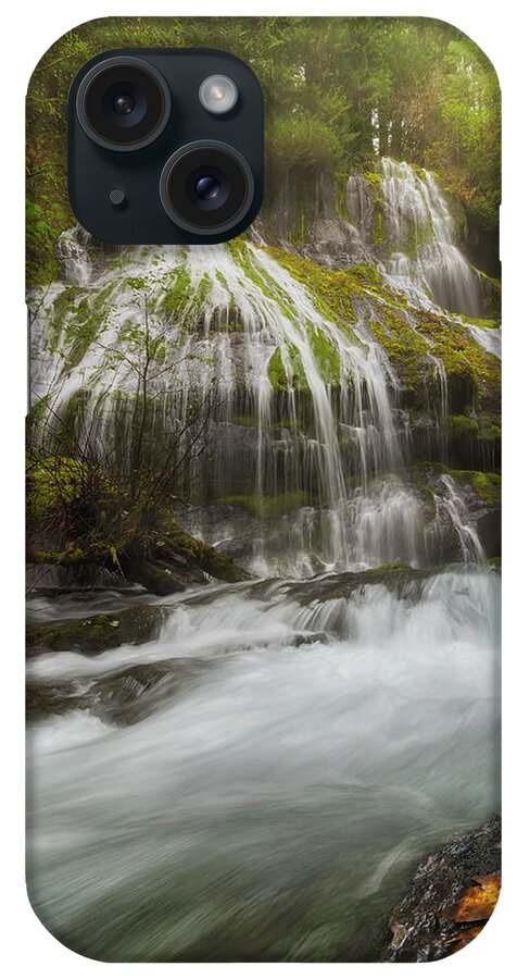 Panther Creek iPhone Case featuring the photograph Panther Creek Falls in Fall Season by David Gn
