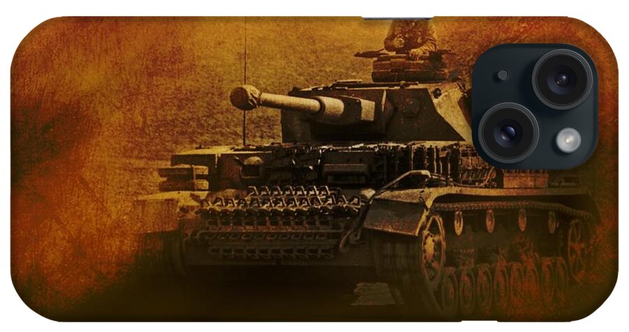 Panzer iPhone Case featuring the digital art Panzer 4 Ausf G by John Wills
