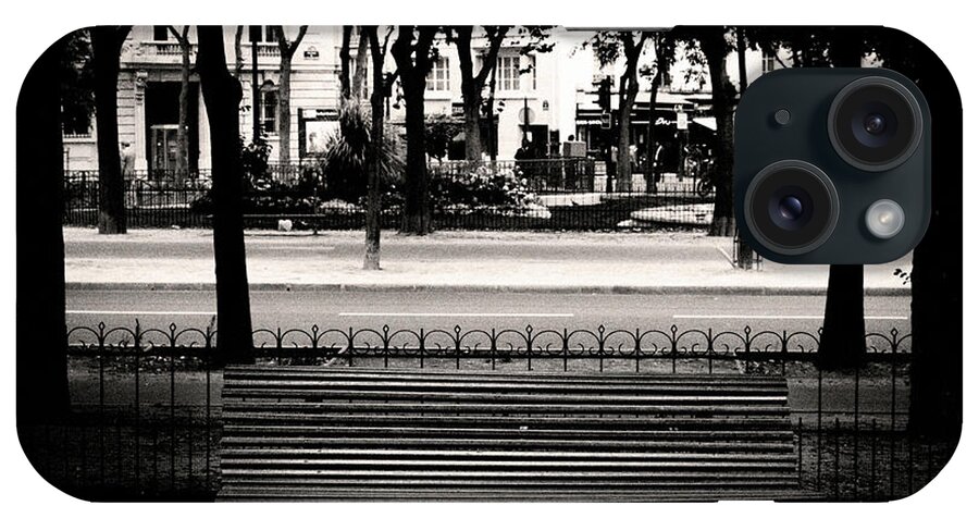 Paris iPhone Case featuring the photograph Paris Bench by RicharD Murphy