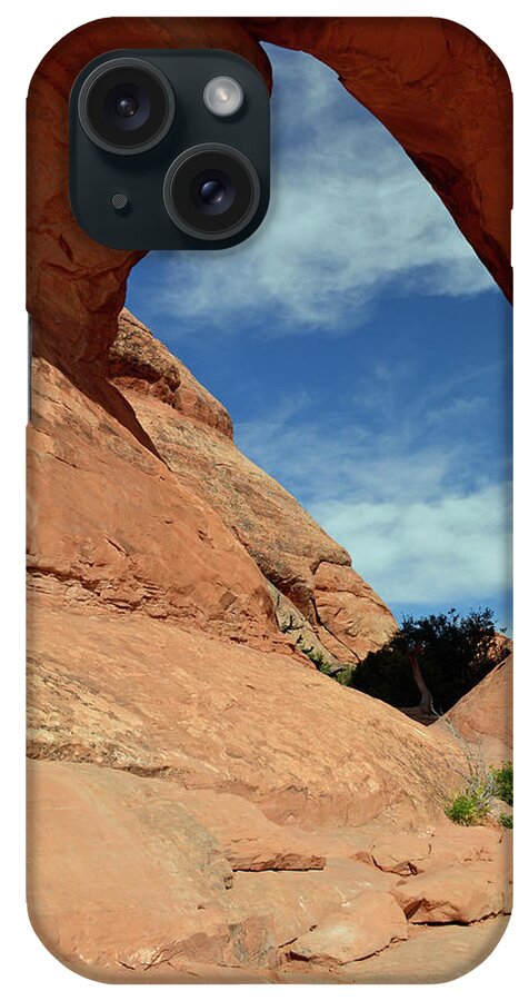 Arches iPhone Case featuring the photograph Partition Arch in Arches National Park by Bruce Gourley
