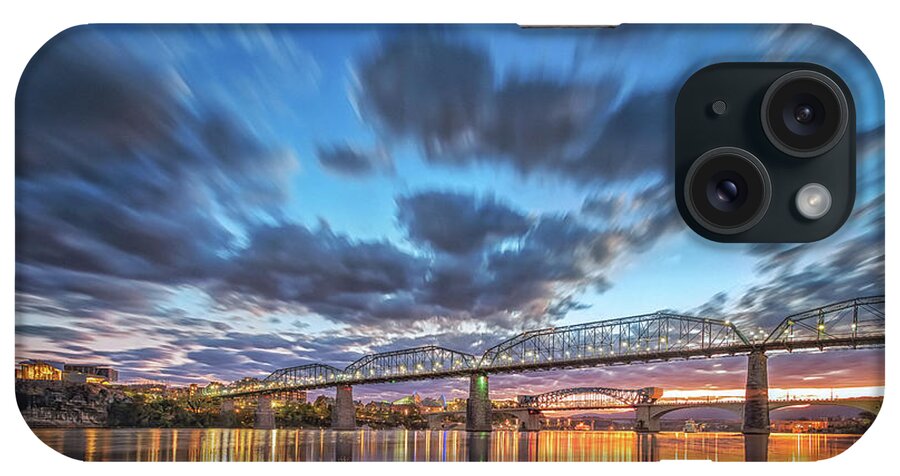 Chattanooga iPhone Case featuring the photograph Passing Clouds Above Chattanooga by Steven Llorca