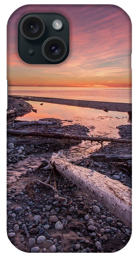 Water iPhone Case featuring the photograph Passing Time by Lee and Michael Beek