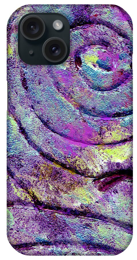 Abstract iPhone Case featuring the painting Passionate Swirl by Wayne Potrafka