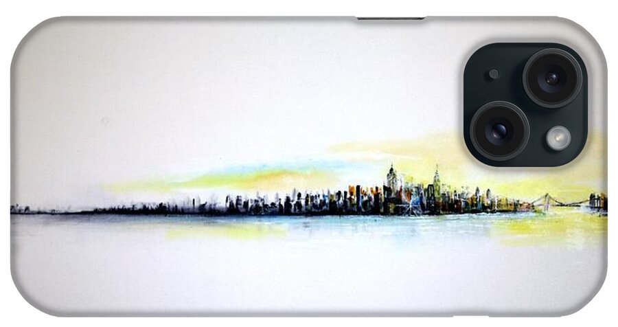 Prints iPhone Case featuring the painting Pastel Morning by Jack Diamond