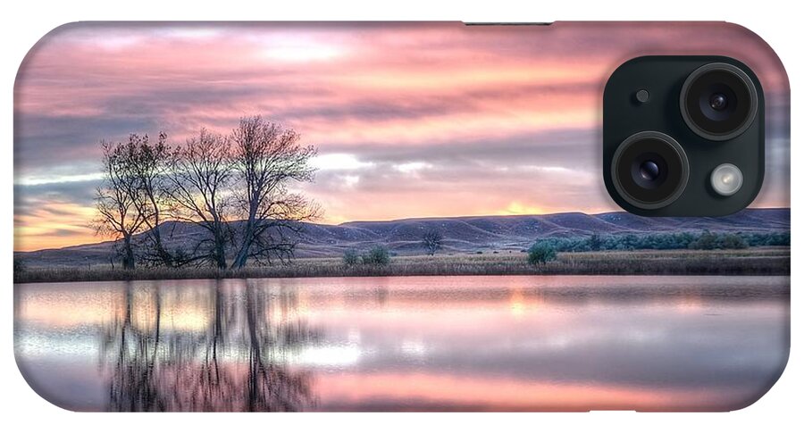 Sunrise iPhone Case featuring the photograph Pastel Sunrise by Fiskr Larsen