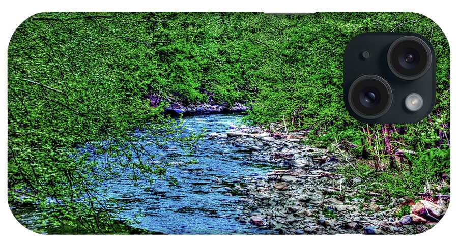Hdr iPhone Case featuring the photograph Patapsco River by Andy Lawless