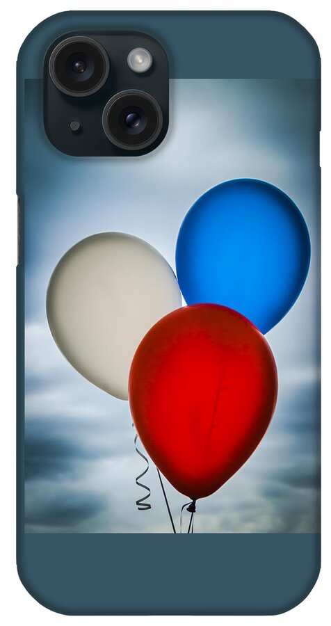Balloons iPhone Case featuring the photograph Patriotic Balloons by Carolyn Marshall