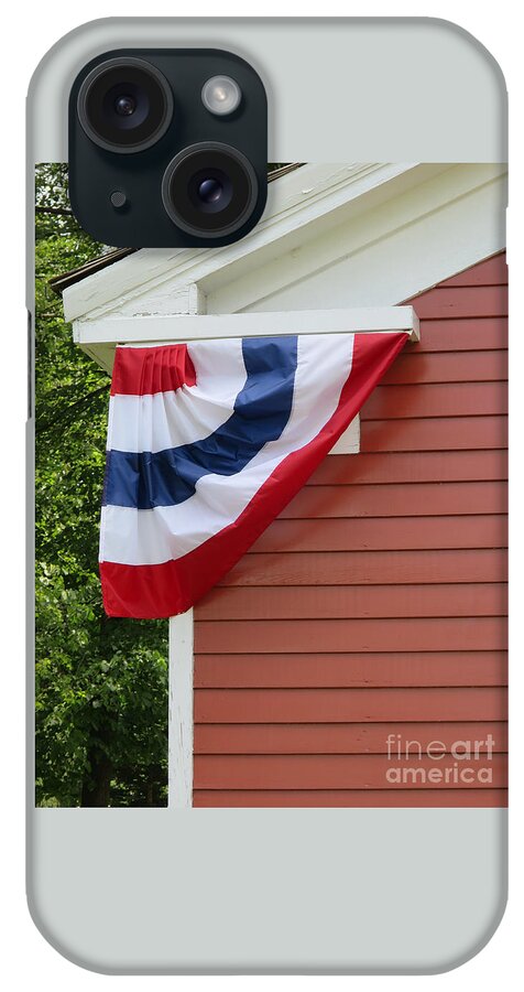 Bunting iPhone Case featuring the photograph Patriotic Celebration by Ann Horn