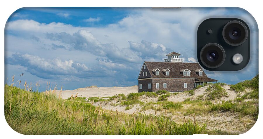 Obx iPhone Case featuring the photograph Pea Island Panorama by Cyndi Goetcheus Sarfan