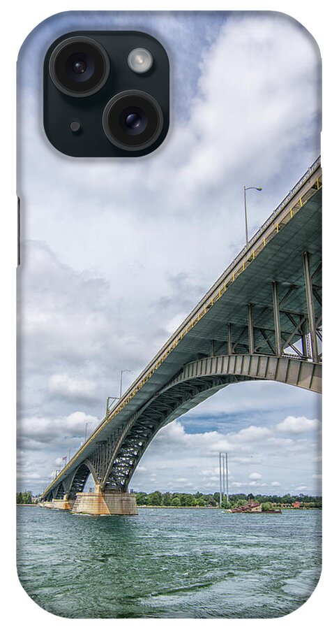 Bridge iPhone Case featuring the photograph Peace Bridge by Deborah Ritch