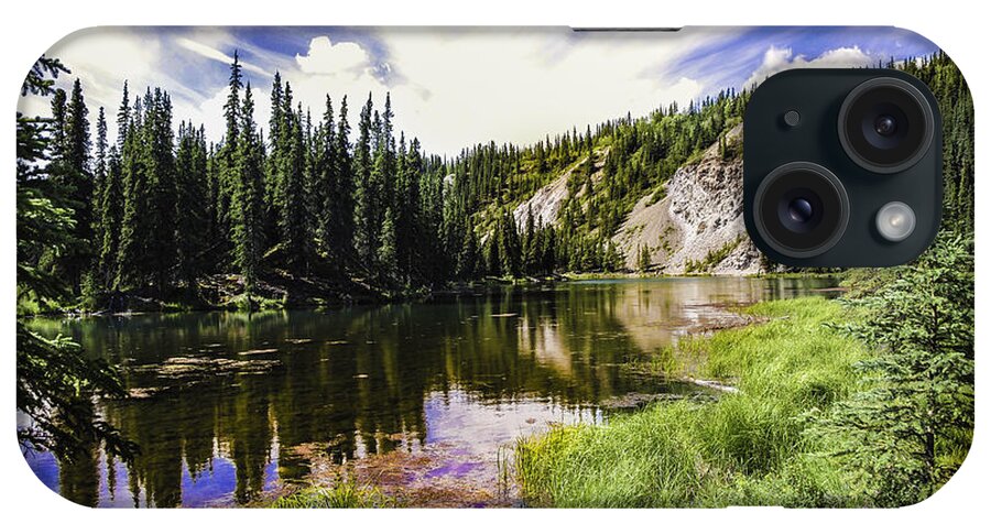Alaska iPhone Case featuring the photograph Peaceful Reflections in Alaska by Madeline Ellis