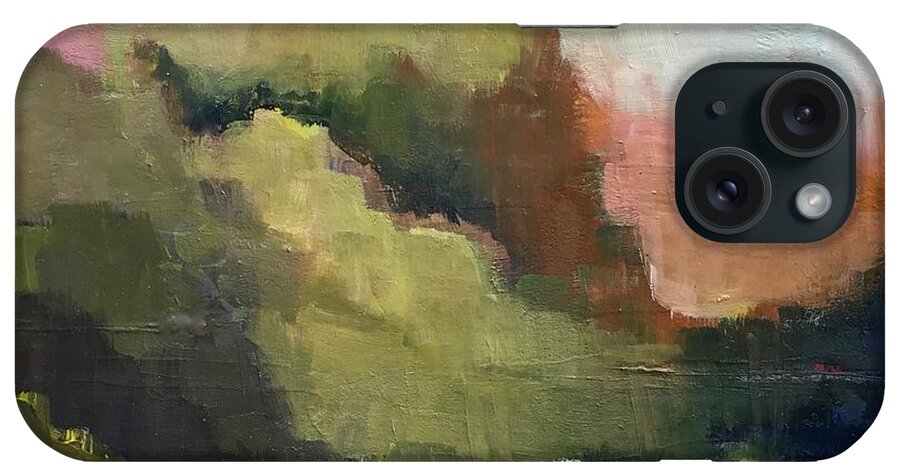 Landscape iPhone Case featuring the painting Peaceful Valley by Michelle Abrams
