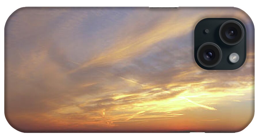 Elliott iPhone Case featuring the photograph Peaceful Winter Sky by Randall Evans